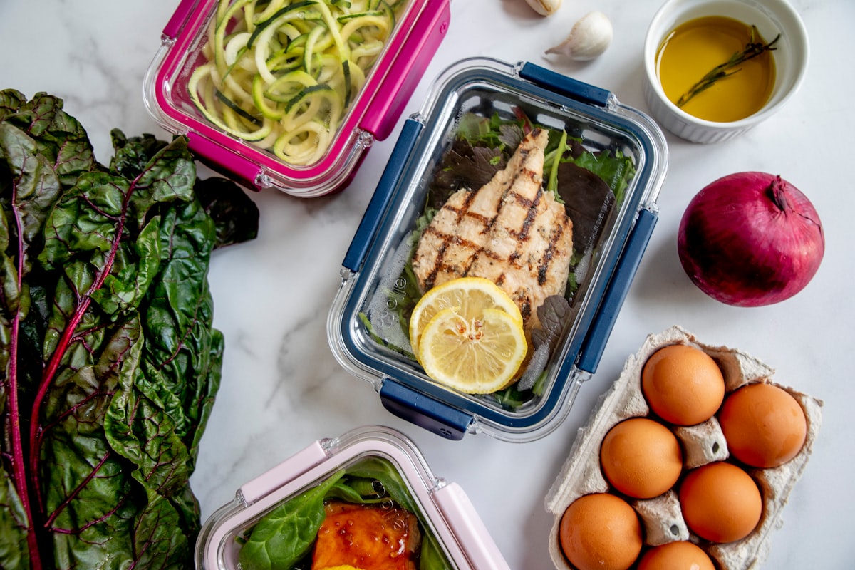 Healthy cooking preparation in kitchen